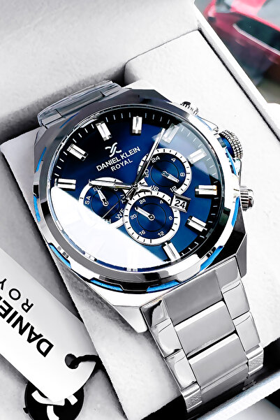 Premium Men's Watches 3 Atm Waterproof Silver Color Steel Band Dke2023c2