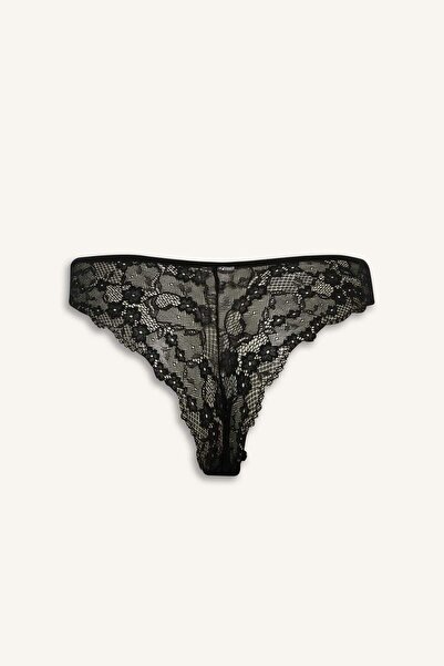 DeFacto Fall in Love Lace Brazilian Panties T3197Az21Au