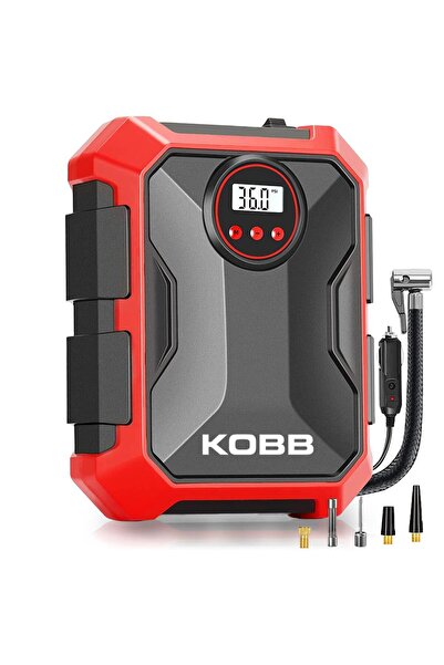 KOBB KB200 12Volt 150 PSI Ayarlanabilir Dijital Basınç Göstergeli Hava Lastik Şişirme Pompası