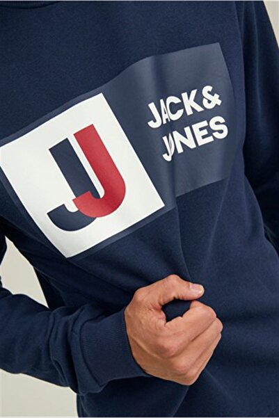 Jack & Jones JCOLOGAN КРУГЛА ШИЙКА СВІТЕР Navy