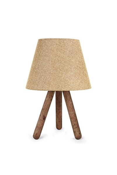HOMİNG Luce Design Evmodu - Three Leg Wooden Lampshade