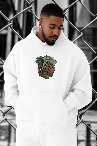 DM DOLCE MORE Hanorac cu imprimeu PARA MONEY în mărime mare