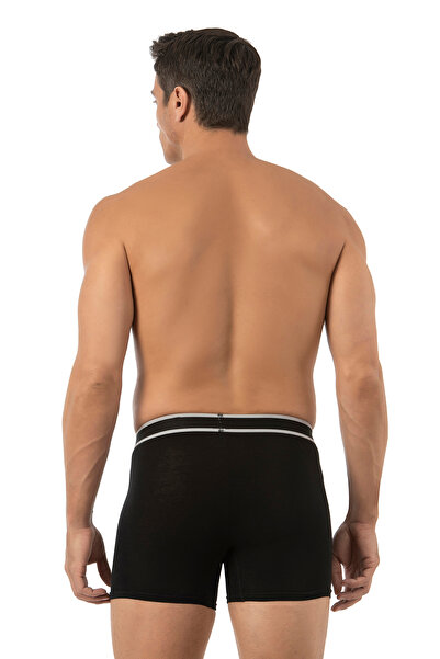 ÖZKAN underwear Özkan 11226 3 Πακέτο Ανδρικό 95% βαμβακερό Lycra Μονό Ζέρσεϊ Ύφασμα μικτό χρώμα Ευέλικτο άνετο μπόξερ σορτς