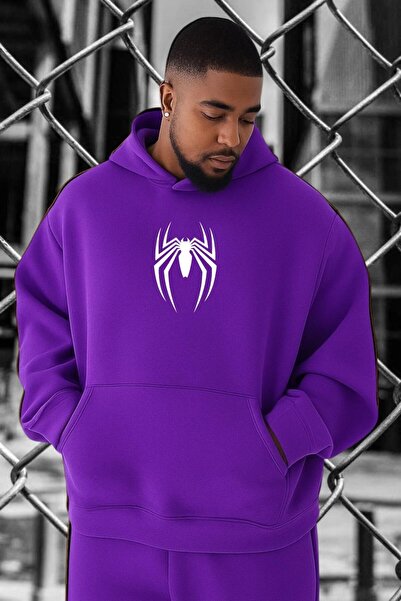 DM DOLCE MORE Spider Printed Oversized Sweatshirt