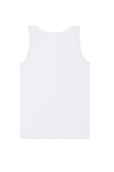 ÖZKAN underwear Boys' Undershirt - Özkan 0703, Pack of 5, Cotton and Lycra, Flexible and Comfortable Thick Strap