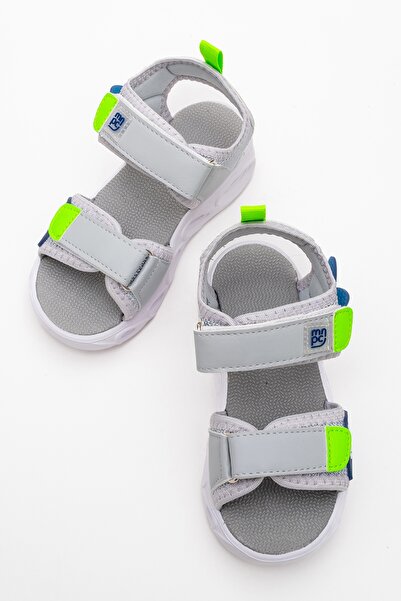 mnpc Boy's Gray Lighted Anatomical Lightweight Daily Sandals