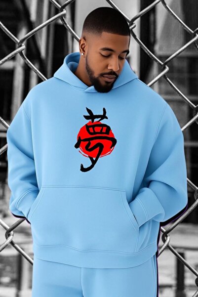 DM DOLCE MORE Hanorac supradimensionat cu imprimeu oriental îndepărtat