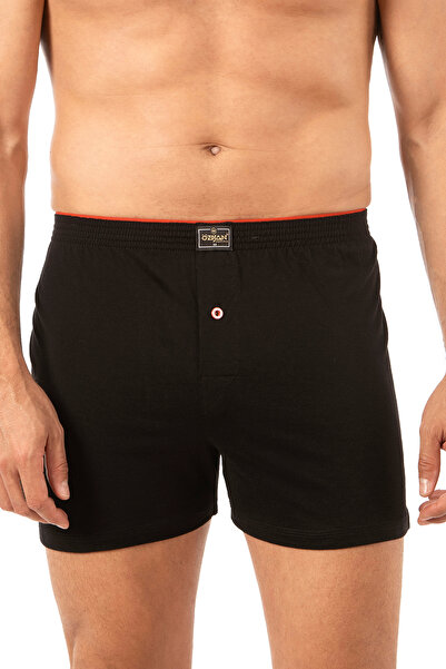 ÖZKAN underwear Özkan 0041 3 Pack Ανδρικά χτενισμένα βαμβακερά κουμπιά μπόξερ μικτών χρωμάτων