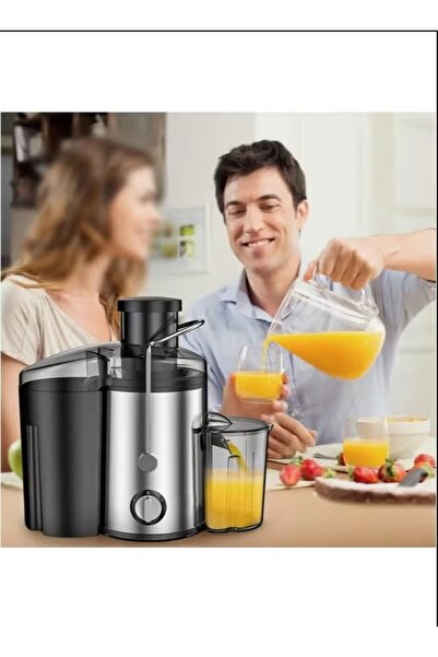 JANO Electric Fruit Juicer Extractor 1.5L 400W Jn1403 Silver/Black