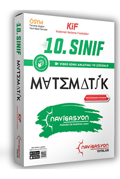 Navigasyon yayınları 10. Sınıf Matematik Kademeli İlerleme Fasikül Seti (MEB Müfredatına Uygun-ÖSYM Ayarında)