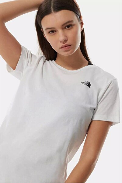 THE NORTH FACE Γυναικείο μπλουζάκι White Simple Dome Tee - Nf0a4t1afn41