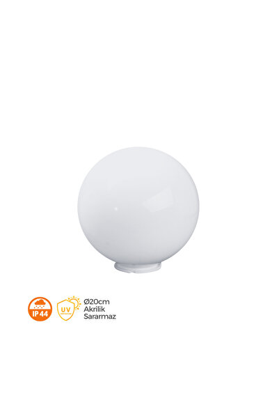 Yakan Aydınlatma Ø20cm Küre Glop Aydınlatma Akrilik Opal 7620