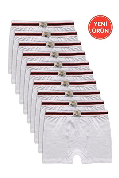 ÖZKAN underwear Özkan 0711 - 10 пакета боксерки за момче 100% памук, гъвкави ...