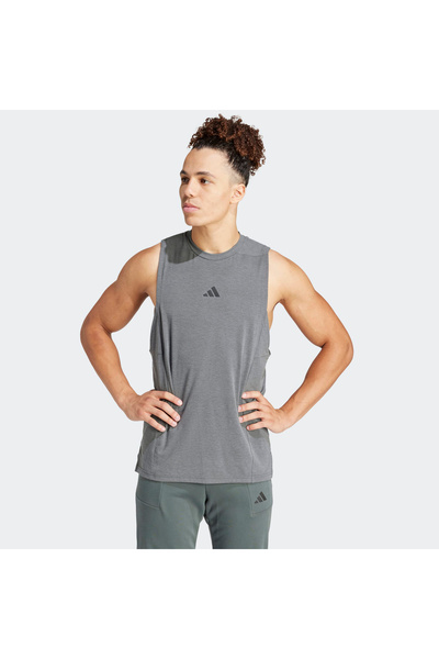 adidas Designed For Training Workout Erkek Gri Atlet (IS3819)