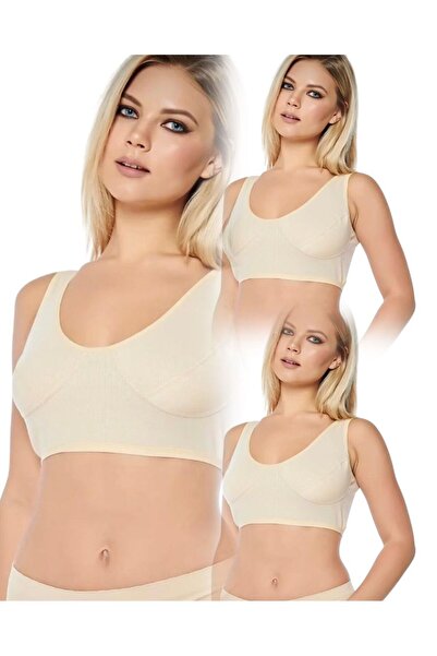 Ersoy Pachet de material elastic sutien cu bretele groase, cu jumătate de sut...