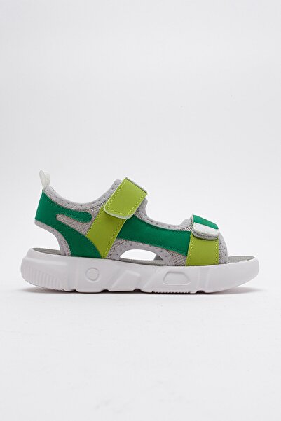 mnpc Boy's Green Anatomical Sports Sandals