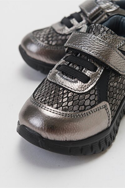 mnpc Kız Çocuk Platin Hakiki Deri Günlük Çocuk Ayakkabı