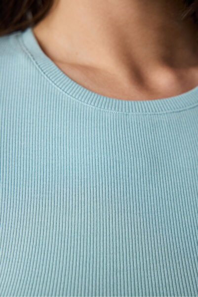 Penti Μπλουζάκι Crew Neck Basic Mint Green T-shirt