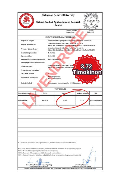 Lavendrose Çörekotu Yağı %100 Saf Ve Doğal Yüksek Timekinonlu Soğuk Sıkım Yerli Tohum 100ml