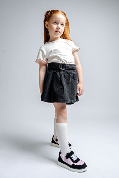 mnpc Дівчачі чорно-рожеві повсякденні туфлі