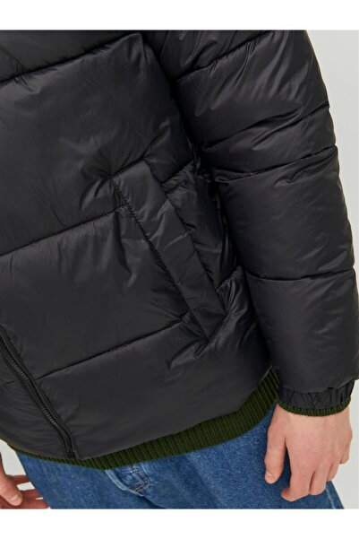 Jack & Jones JACK JONES Men's Windproof Hooded Puffer Coat 12235859