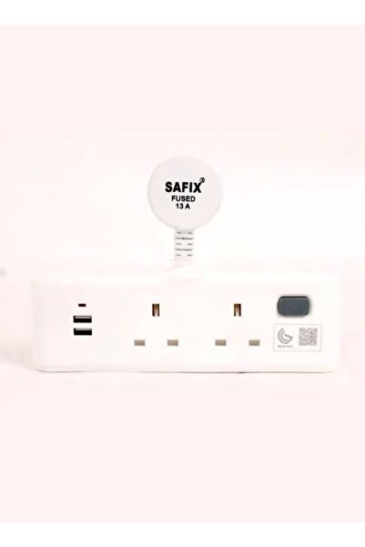 Safex multi-outlet electrical outlet connection with USB