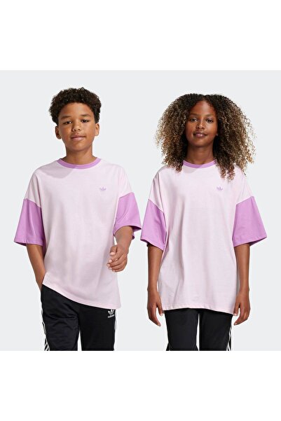 adidas تي شيرت وردي للأطفال برسومات ديزني X (JN4673)