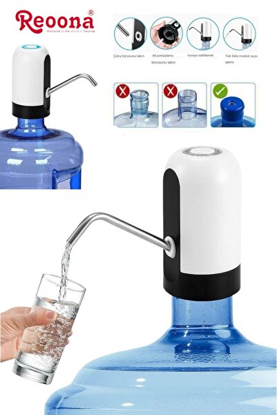 Hitfoni Otomatik Şarjlı Damacana Su Pompası Elektrikli Usb Sebil