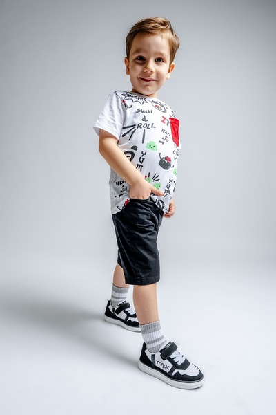 mnpc Boy's Black Casual Shoes