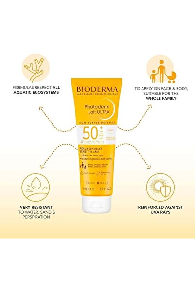 Bioderma Bioderma Photoderm Light Ultra Moisturizing Lotion SPF 50+ - 200ml