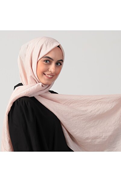 ipekistanbul Βαμβακερό σάλι Voile - Ανοιχτή πούδρα