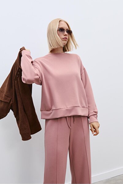 Stradivarius Basic soft-touch sweatshirt