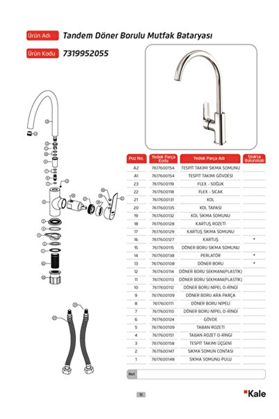 KALE Tandem Kitchen Faucet