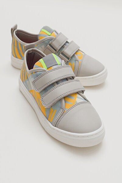 mnpc Erkek Çocuk Gri Sneaker Ayakkabı