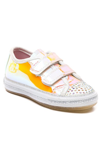 mnpc Girl's Yellow Hologram Orthopedic Supported Sports Shoes