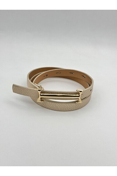 MODAM HİFA Gold Buckle Women's Belt Dress Belt Shirt Belt Waist Belt Body Belt