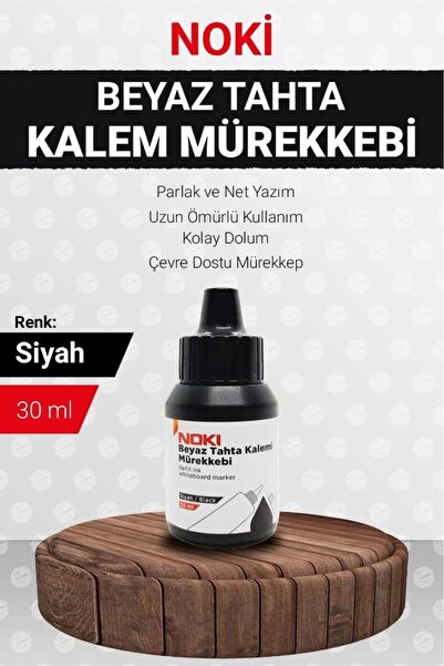 Noki Beyaz Tahta Kalemi Mürekkebi Siyah 30 ML