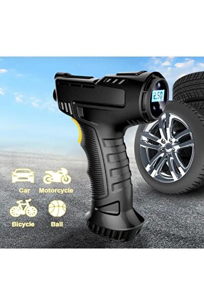 Genel Markalar Otomatik Dijital Ekran Şarjlı El Tipi Oto Lastik Şişirme Pompa...