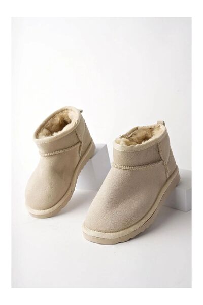 CRAFT MODA Girls/Boys' Fur-Lined Boots – Warm, Non-Slip Sole
