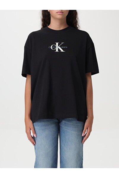 Calvin Klein تي شيرت Monologo Texured Boyfriend