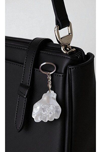 RELATOS 2 adet şeffaf renk hareket çeken nah anahtarlık çanta süsü hediyelik anahtarlık