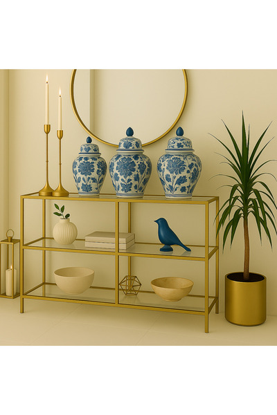 Home Monte Gold Dresuar Kahve Köşesi Modern Konsol 100 cm