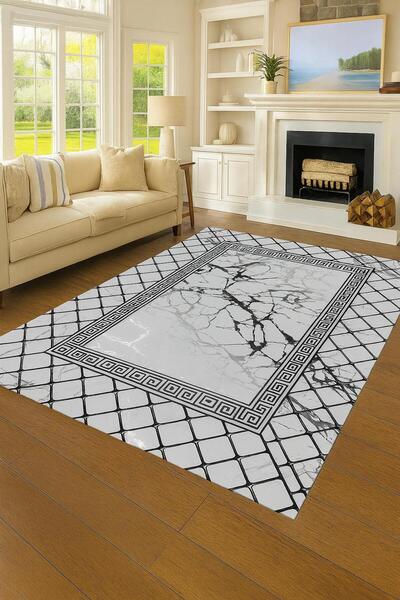 Flair dijital baskılı yıkanabilir Kaymaz Tabanlı Halı Dekoratif Yıkanabilir halı