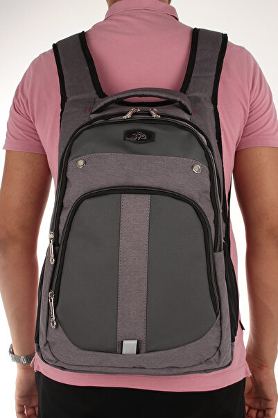 By Hakan Polo 8760 School Bag - Backpack Gray