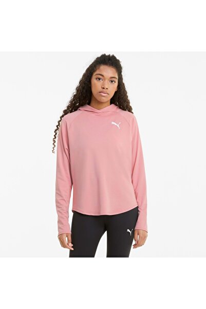 Puma Active Women's Pink Hooded Sweatshirt
