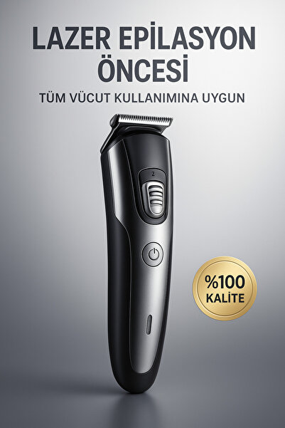 Ipone Profesyonel Şarjlı Saç Sakal Ense Vücut Kılı Kesme Tıraş Makinesi Lazer Öncesi 179