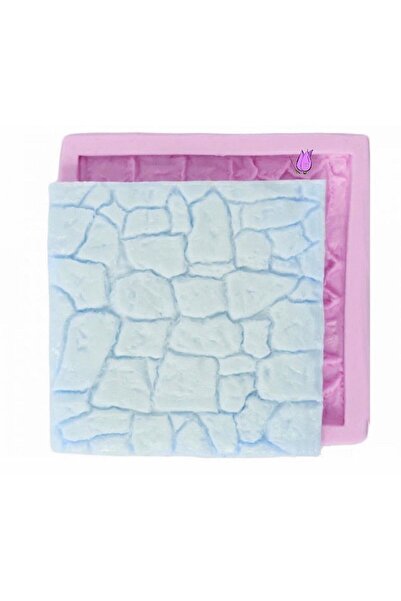 morlalem m 9,5cm Taş Dekoru Aplik Silikon Kalıp K-124, Polyester Çimento Taş ...