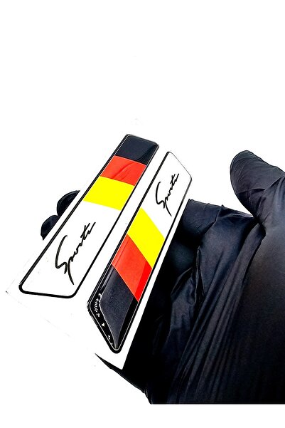 BsElektronik GERMANY Çamurluk Logosu Uyumlu Damla Sticker - Almanya Sports Sticker Damla