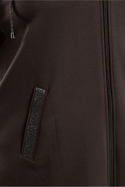 Alvina 20646 Model Zipper and Trousers Suit