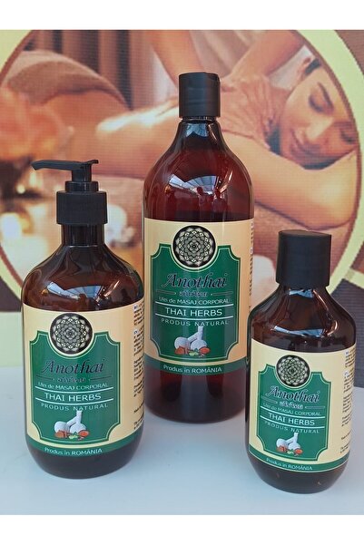 Anothai Ulei de Masaj Premium Thai Herbs - Hidratant si Relaxant, cu Vitamina E, 5000 ml